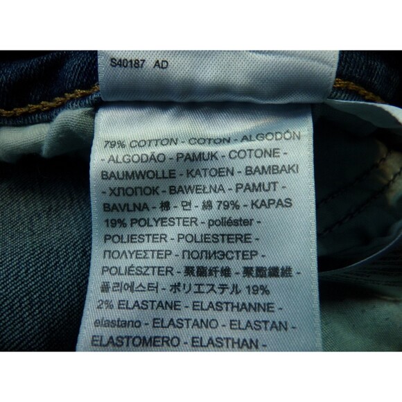 Levi's Women's Classic Bootcut Jeans Size 12 Blue Denim Stretchy 34x29 - Picture 7 of 9